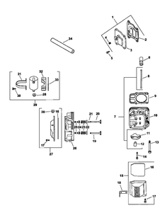 Cv18s-61573 Head, Valve And Breather Diagram and Parts List for M48-KHS 53AB5B5M150-18-HP Cub Cadet Lawn Tractor